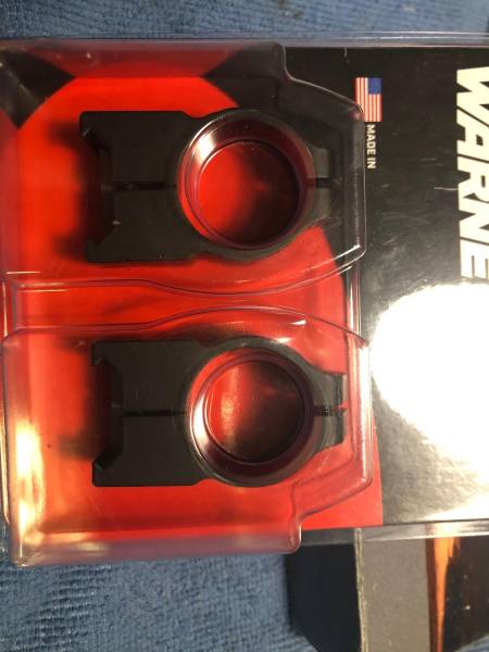 Warne RINGS 25MM HIGH WEAVER MATTE