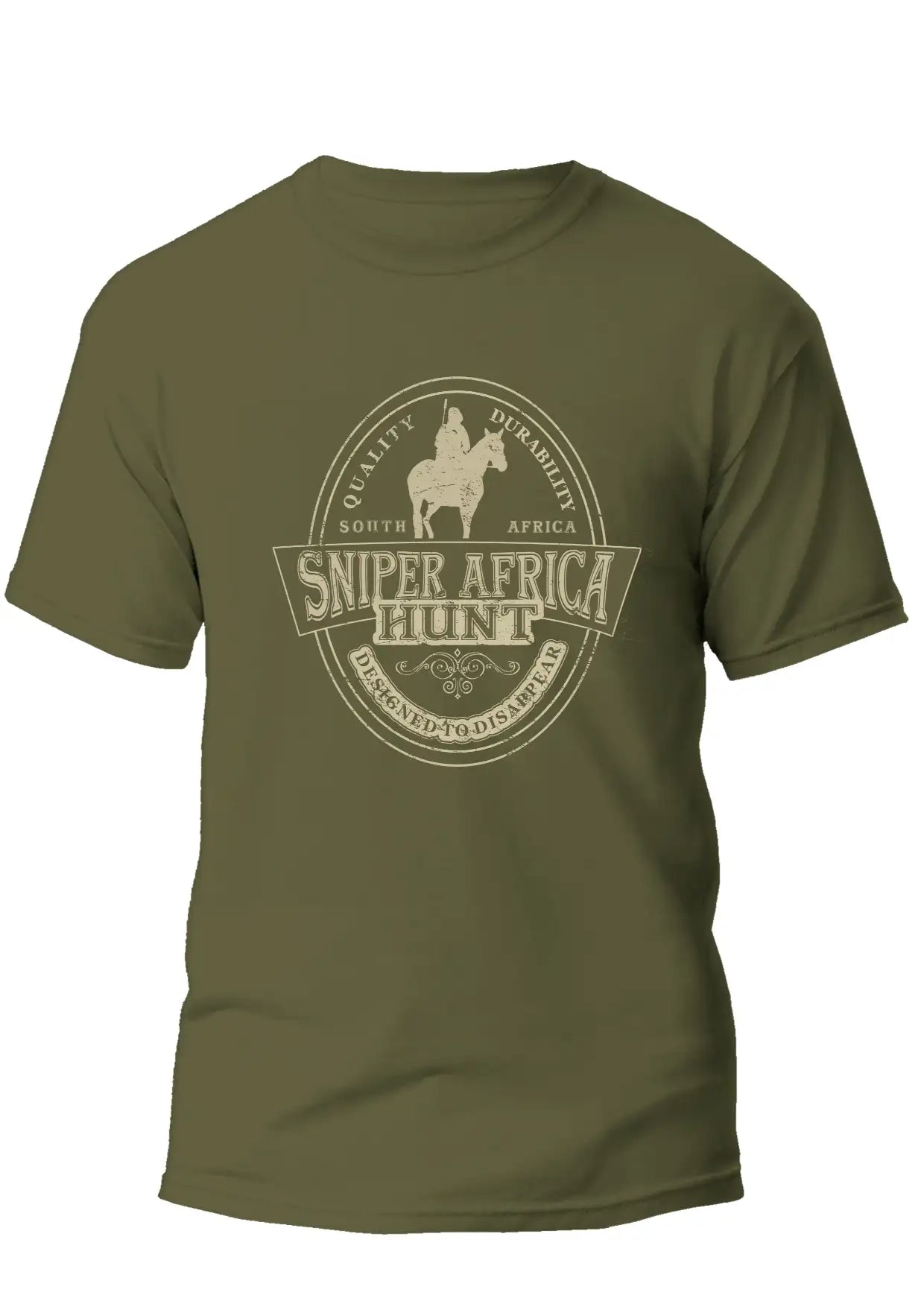 Wild Mens T - Shirt - Olive